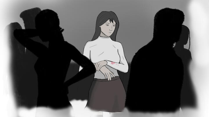 Visual novel first level - meeting the love interest